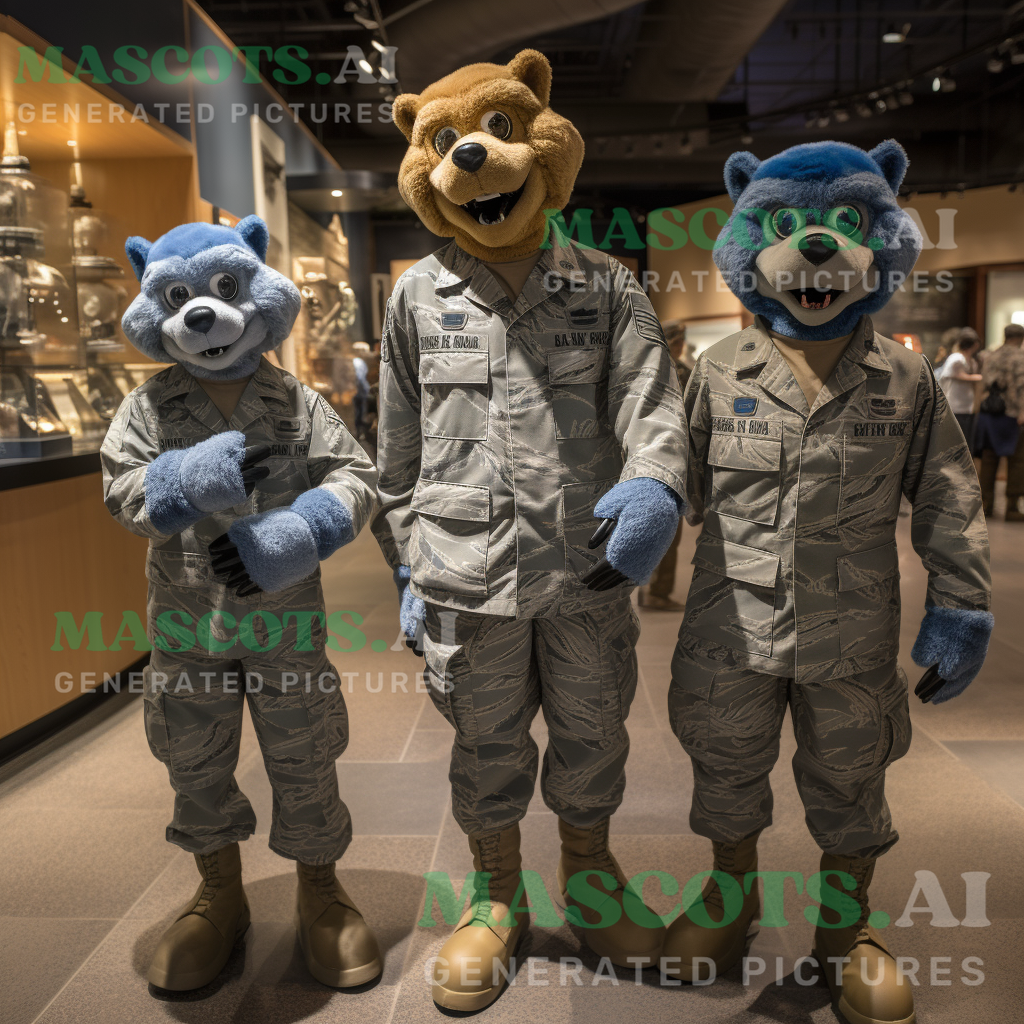 Air Force Soldier Mascots